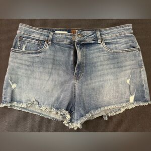 Kut from the Kloth Light Blue Distressed Jean Shorts